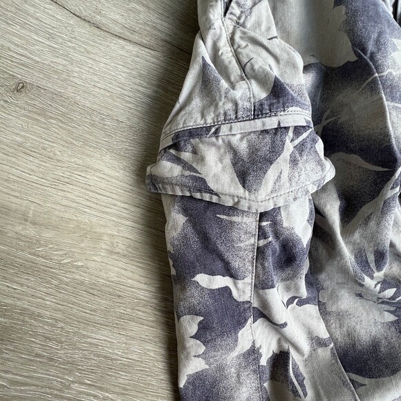 Slate & Stone Gray Cargo long Lined Shorts Mens 33 - Picture 3 of 9